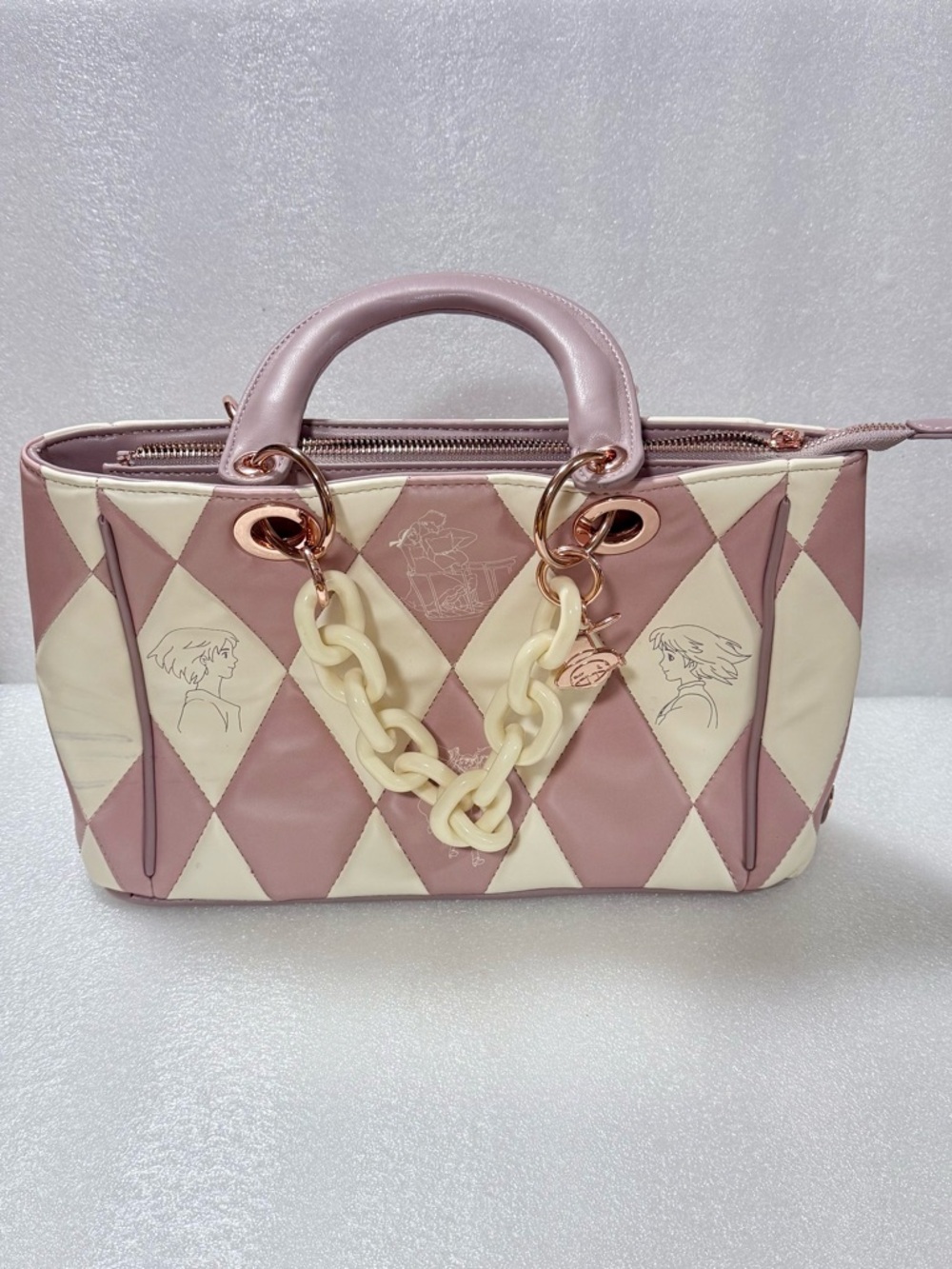Studio Ghibli Howl's Moving Castle Quilted Icons Handbag